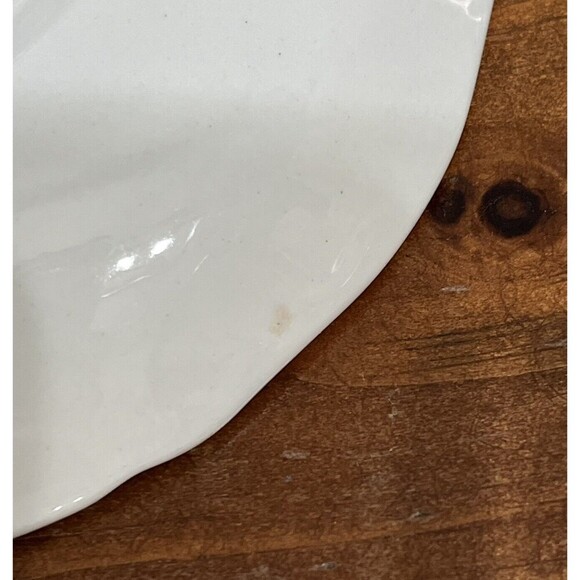 Set Of 6 Wedgwood Williamsburg Potpourri Saucers For Footed Cups 5-3/4" *FLAWED - Picture 14 of 15